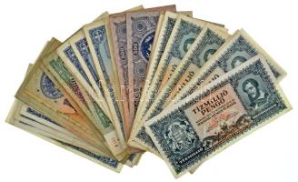 100db-os vegyes pengő bankjegy tétel T:F,VG