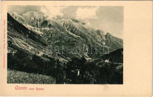 Resia, Resija, Rezija; Canin / Kanin Mountains from Resia. Originalaufnahme u. Verlag von Robert Ghon (Villach) (EK)