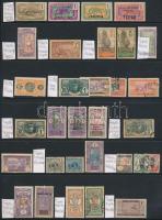 Francia gyarmatok 1899-től 41 db bélyeg, 3 stecklapon