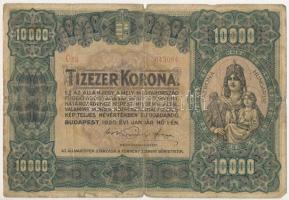 1920. 10.000K "Orell Füssli Zürich" nyomdahely-jelöléssel, piros sorozat- és sorszámmal "C 13 043084" T:VG Adamo K41