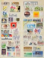 NSZK bélyegek 1951-től, másodpéldányokkal 8 lapos A/4 berakóban