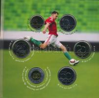 2016. 5Ft-200Ft (6xklf) forgalmi sor + "MLSZ (Magyar Labdarúgó Szövetség)" Cu-Ni-Zn emléké...