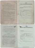 1930-1970 k. 3db klf betétkönyv, közte "Magyar Királyi Postatakarékpénztár Budapest" T:F