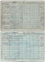 1930-1970 k. 3db klf betétkönyv, közte "Magyar Királyi Postatakarékpénztár Budapest" T:F