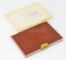 Arany János Kapcsos Könyve. Bp., 1977, Akadémiai Kiadó - Magyar Helikon. Hasonmás kiadás. Kiadói műbőr-kötés, kiadói kartontokban, kísérőfüzet nélkül.