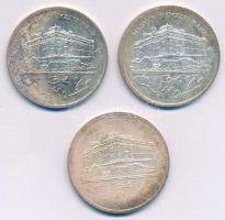 1992. 200Ft Ag "MNB" (3x) T:AU,XF patina
Adamo F13