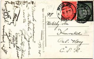 1935 Skofja Loka, general view in winter, Loka Castle. Foto-atelje Avg. Blaznik photo