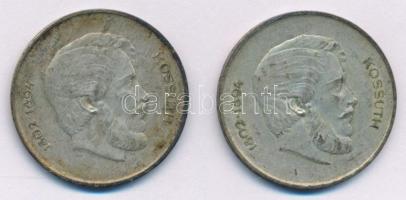 1947. 5Ft Ag "Kossuth" (2x) T:XF,VF patina
Adamo F8.1