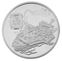 1994. 500Ft Ag "Régi dunai hajók - Carolina" tanúsítvánnyal, kapszulában, dísztokban T:PP ...