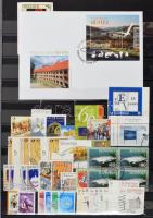 Szlovénia, Spanyolország, Dél-Amerika bélyegek 16 lapos A4 berakóban, hozzá levelek is
