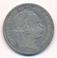 1878KB 1Ft Ag "Ferenc József / Középcímer" T:F patina, ph.
Adamo M15