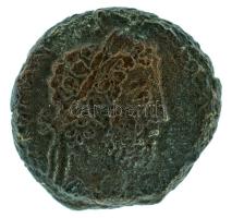 Római Birodalom / Egyiptom / Alexandria / Commodus 189-190. Tetradrachma billon (9,78g) T:VF Roman Empire / Egypt / Alexandria / Commodus 189-190. Tetradrachma billon "[M A] KOM ANT[O SEV EVSEV] / " Elpis walking left, holding flower and raising hem of robe (9,78g) C:VF