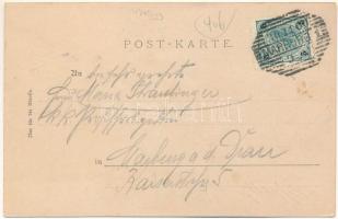 1909 Maribor, Marburg; Schneider's Restauration. Hans Schullerbauer / restaurant, inn, interior...