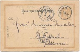 1896 (Vorläufer!!!) Sveti Janez, Sankt Johann am Wocheinersee (Bohinj); Hotel St. Johann am Wocheine...