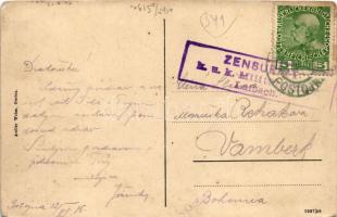 1915 Stanjel, general view. Atelier Weiss (worn corners)