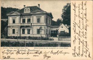 1906 Rogaska Slatina, Rohitsch-Sauerbrunn; Militär-Curhaus der öst. Gesellschaft vom weissen Kreuze / K.u.K. military spa. Druck u. Verlag von Eduard Sieger (EK)