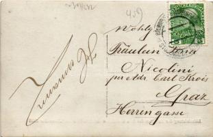 Maribor, Marburg; Eidesleistung der Rekruten des k.u.k. Feldhaubitz Rgt. No. 3. am 1. November 1908 ...