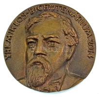 Pető Hunor (1968-) 2014. "Ybl Miklós - Bicentenárium / Várbazár" kétoldalas öntött bronz plakett T:XF