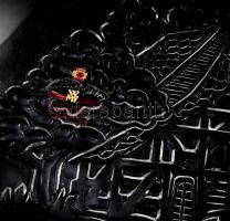 WMF "Nordland" préselt mintás kínálótálca, jelzett, hibátlan, 23x34 cm