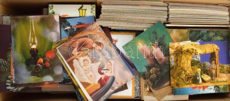 Kb. 1400 db MODERN motívum képeslap, vegyes üdvözlőlap / Cca. 1400 MODERN motive postcards, greeting cards mixed