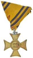 1913. "Mozgósítási Kereszt / 1912-1913-as Emlékkereszt" bronz kitüntetés eltérő hátlappal,...