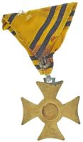 1913. "Mozgósítási Kereszt / 1912-1913-as Emlékkereszt" bronz kitüntetés eltérő hátlappal,...