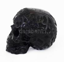 Obszidián gyógyító koponya. 8 cm