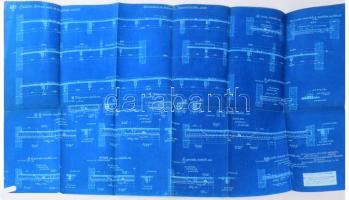 ca 1900 Miskolc katonai sütő- és kezelségi épület te rvei. dr. Zielinski Szilárd pecséttel jelzett tervrajzai 110x64 cm, 62x42 cm