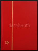 Leuchtturm 8 fehér lapos A4-es berakó piros borítóval, újszerű állapotban