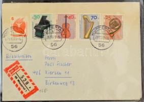 Kb 90 db küldemény, FDC közepes levéltartóban