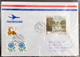 Kb 90 db küldemény, FDC közepes levéltartóban