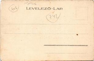 Ferenchalom, Franzfeld, Kacarevo; vasútállomás, Müller Ádám üzlete és saját kiadása / Bahnstation, G...