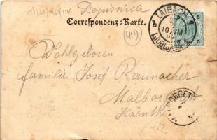 Ljubljana, Laibach; Rosenbacher Kirche, Maria Lourdes / church, shrine (tears)