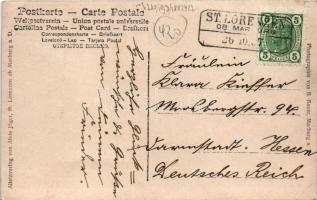 1907 St. Lorenzen ob Marburg; von Süd-West. Alleinverlag von Alois Jäger / general view (EK)