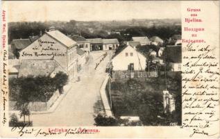 1903 Bijeljina, Bjelina; Stadttheil Ledinka. Árpád Weil / street + "K. und K. Milit. Post Bjelina" (EK)