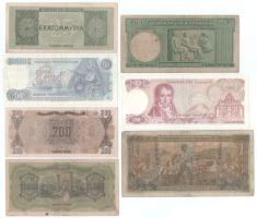 Görögország 1939. 50Dr + 1942. 5000Dr + 1943. 25.000Dr + 1944. 25.000.000Dr + 200.000.000Dr + 1978. ...