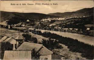 Rudo, an d. türk. Grenze / Pozdrav / Turkish border, mosque (fl)