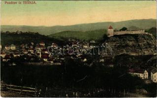1913 Tesanj, Pozdrav / general view (EK)