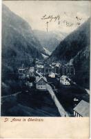 Podljubelj, Sveta Ana pod Ljubeljem; Verlag v. Frdch. Raitharek / general view (EK)