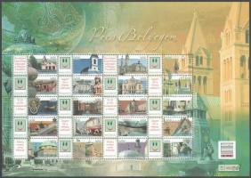 2009 Pécs bélyegem értékjelzés nélkül teljes ív (14.500)