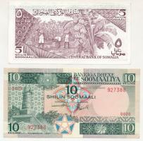 Szomália 1987. 5Sh + 10Sh T:UNC,AU
Somalia 1987. 5 Shilin / 5 Shillings + 10 Shilin / 10 Shillings ...
