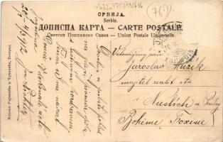 1912 Jagodina, Brasserie de M. Kosov Ganin / sörgyár, söröző / brewery, beer hall (EB)