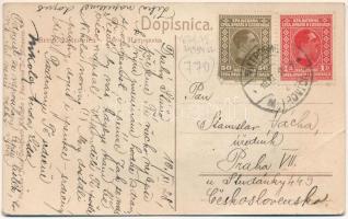 1928 Szávaszentdemeter, Mitrovice, Mitrovitz an der Save, Sremska Mitrovica; leporellólap 10 képpel,...