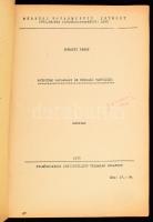 Murányi Tamás: Autóutak gazdasági és műszaki tervezése. Bp., 1953. Felsőoktatási jegyzetellátó. 151p...
