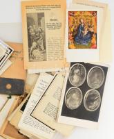 Kb régi 100 db szentkép és halálozási emlék kártya és képeslap