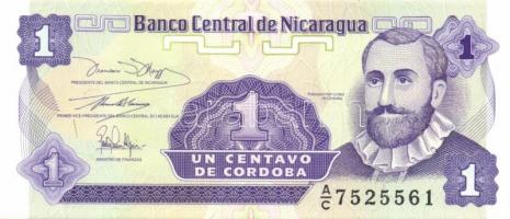 Nicaragua 1991. 1c (3x) + 25c (3x) T:I