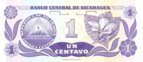 Nicaragua 1991. 1c (3x) + 25c (3x) T:I