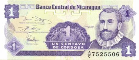Nicaragua 1991. 1c (3x) + 25c (3x) T:I