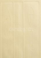 Kass János (1927-2010): Alakok (cím nélkül), 1977. Dombornyomat, papír, jelzett. Számozott: 2/5. Kis...