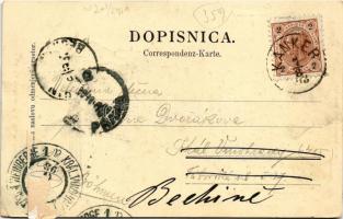 1898 (Vorläufer) Sveti Jost nad Kranjem, Tomo Zupanov dvorec Okroglo / church, castle of Tomo Zupan....